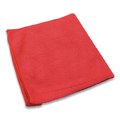 Impact Products Lightweight Microfiber Cloths, 16 x 16, Red, PK240 LFK451